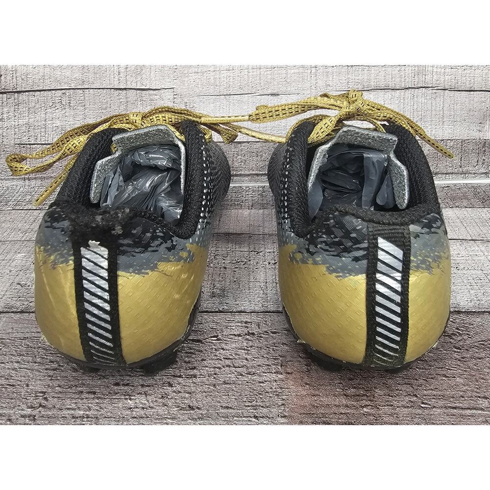 DSG Speed Viper CLEATS Balck Gold Size Toddler 9 K - Picture 3 of 7
